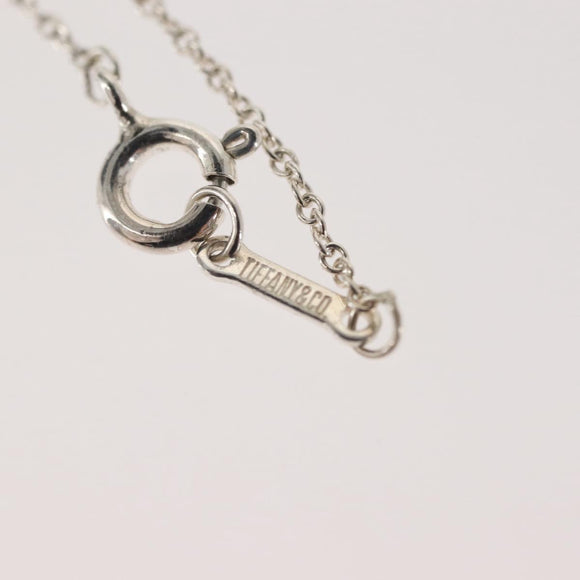 TIFFANY&Co. Open Teardrop Necklace Ag925 Silver Auth 143860