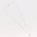 TIFFANY&Co. Open Teardrop Necklace Ag925 Silver Auth 143860-2