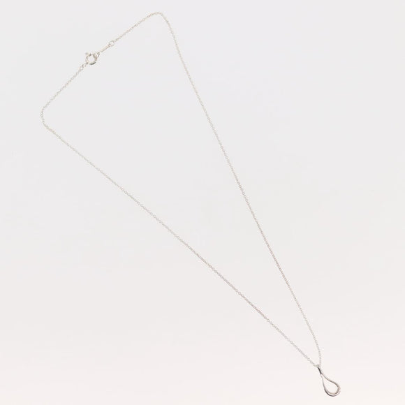 TIFFANY&Co. Open Teardrop Necklace Ag925 Silver Auth 143860
