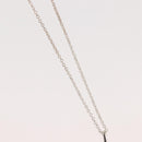 TIFFANY&Co. Open Teardrop Necklace Ag925 Silver Auth 143860-4