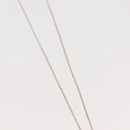 TIFFANY&Co. Open Teardrop Necklace Ag925 Silver Auth 143860-5