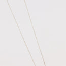 TIFFANY&Co. Open Teardrop Necklace Ag925 Silver Auth 143860-6