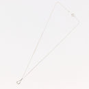 TIFFANY&Co. Open Teardrop Necklace Ag925 Silver Auth 143860-8