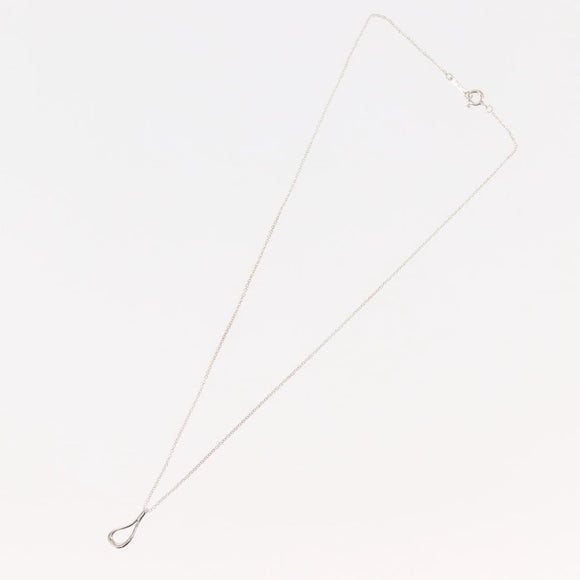 TIFFANY&Co. Open Teardrop Necklace Ag925 Silver Auth 143860