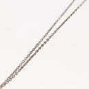 TIFFANY&Co. Open Heart Necklace Ag925 Silver Auth 143861-10