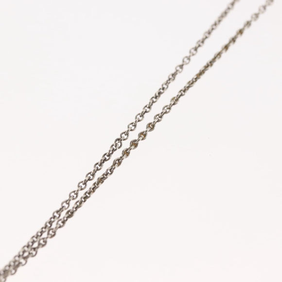 TIFFANY&Co. Open Heart Necklace Ag925 Silver Auth 143861