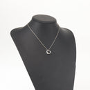 TIFFANY&Co. Open Heart Necklace Ag925 Silver Auth 143861-15