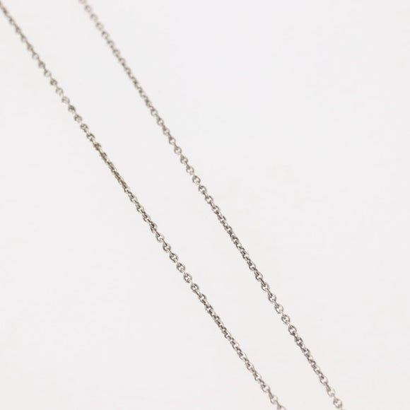 TIFFANY&Co. Open Heart Necklace Ag925 Silver Auth 143861