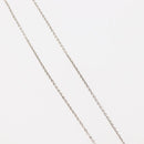 TIFFANY&Co. Open Heart Necklace Ag925 Silver Auth 143861-6