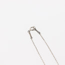 TIFFANY&Co. Open Heart Necklace Ag925 Silver Auth 143861-7