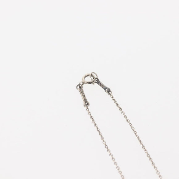 TIFFANY&Co. Open Heart Necklace Ag925 Silver Auth 143861