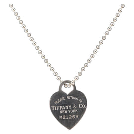 TIFFANY&Co. Return to Heart Necklace Ag925 Silver Auth 143863