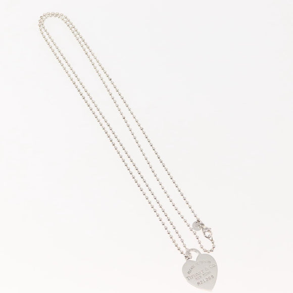 TIFFANY&Co. Return to Heart Necklace Ag925 Silver Auth 143863