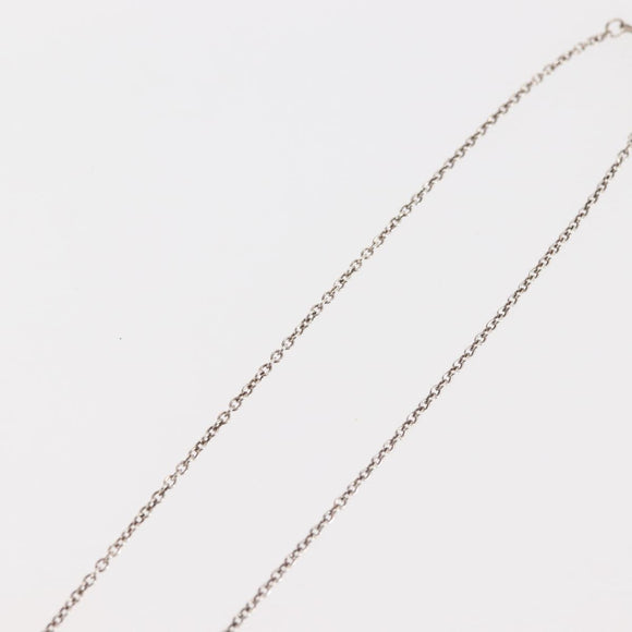 TIFFANY&Co. Open Heart Necklace Ag925 Silver Auth 143864