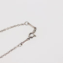 TIFFANY&Co. Open Heart Necklace Ag925 Silver Auth 143864-15