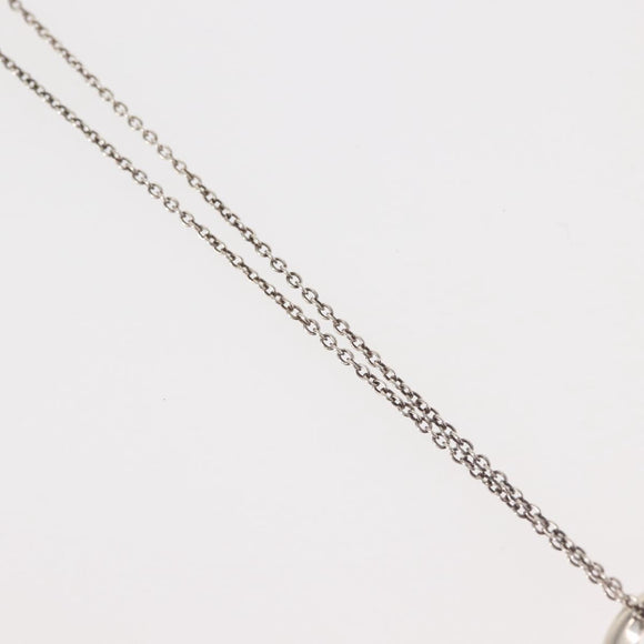 TIFFANY&Co. Open Heart Necklace Ag925 Silver Auth 143864