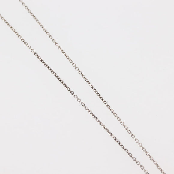 TIFFANY&Co. Open Heart Necklace Ag925 Silver Auth 143864