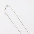 TIFFANY&Co. Open Heart Necklace Ag925 Silver Auth 143864-7