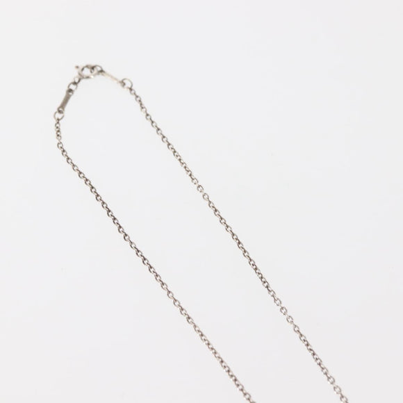 TIFFANY&Co. Open Heart Necklace Ag925 Silver Auth 143864