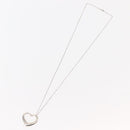 TIFFANY&Co. Open Heart Necklace Ag925 Silver Auth 143864-9