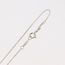 TIFFANY&Co. Open Heart Necklace Ag925 Silver Auth 143865-14