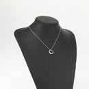 TIFFANY&Co. Open Heart Necklace Ag925 Silver Auth 143865-16