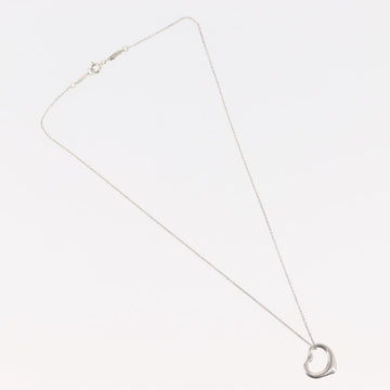 TIFFANY&Co. Open Heart Necklace Ag925 Silver Auth 143865 - 0