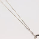 TIFFANY&Co. Open Heart Necklace Ag925 Silver Auth 143865-4