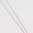 TIFFANY&Co. Open Heart Necklace Ag925 Silver Auth 143865-5