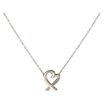 TIFFANY&Co. Loving Heart Necklace Ag925 Silver Auth 143866