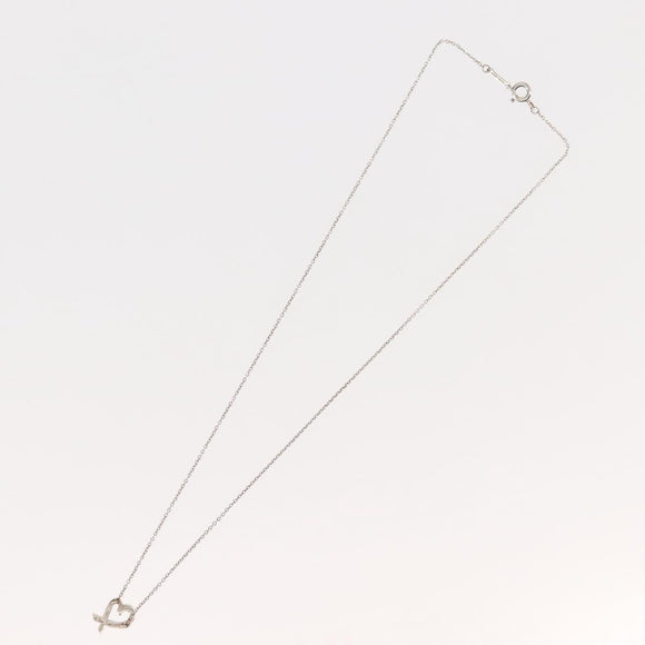 TIFFANY&Co. Loving Heart Necklace Ag925 Silver Auth 143866