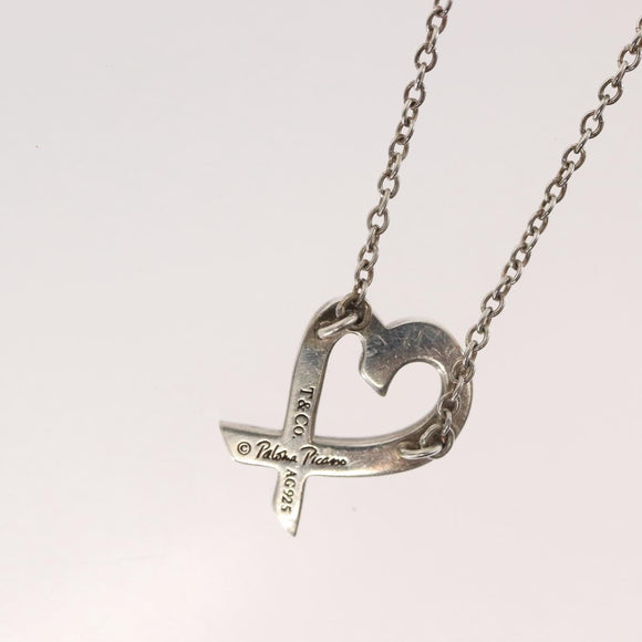 TIFFANY&Co. Loving Heart Necklace Ag925 Silver Auth 143866