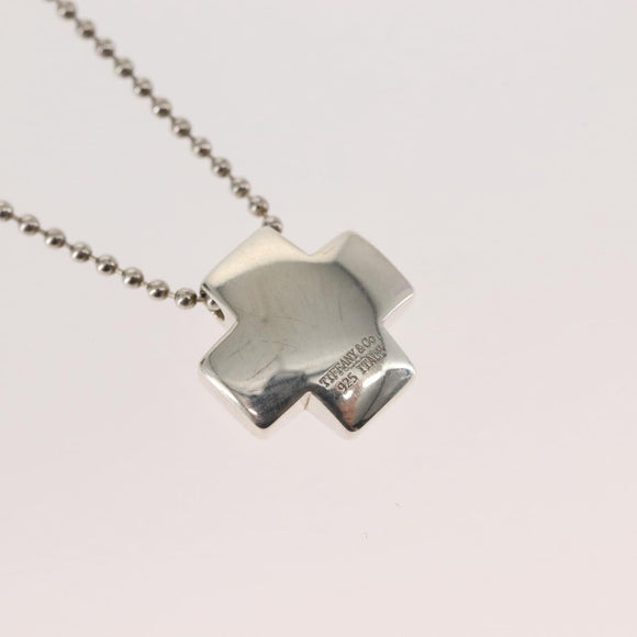 TIFFANY&Co. Roman Cross Necklace Ag925 Silver Auth 143867