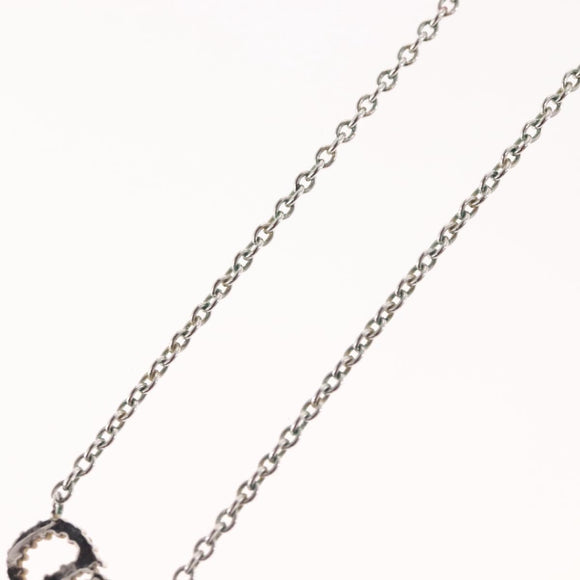 Christian Dior Necklace metal Silver Auth 143869