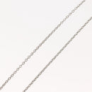 Christian Dior Necklace metal Silver Auth 143869-15