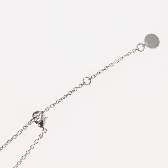 Christian Dior Necklace metal Silver Auth 143869