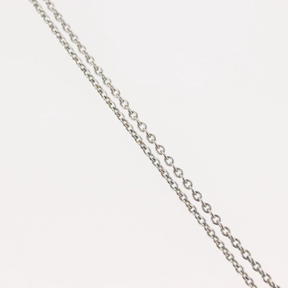 Christian Dior Necklace metal Silver Auth 143869