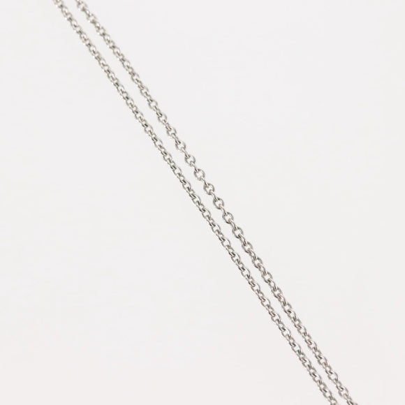 Christian Dior Necklace metal Silver Auth 143869