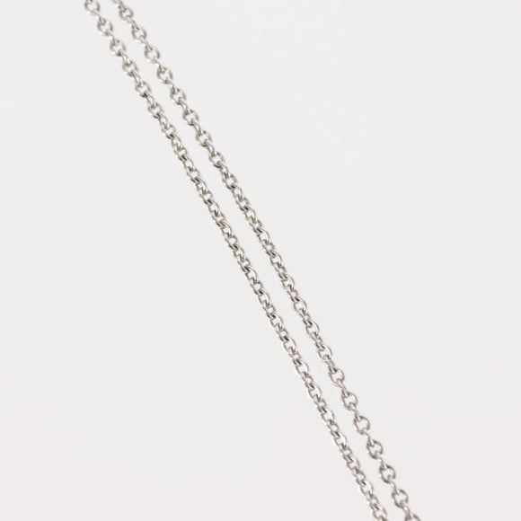 Christian Dior Necklace metal Silver Auth 143869