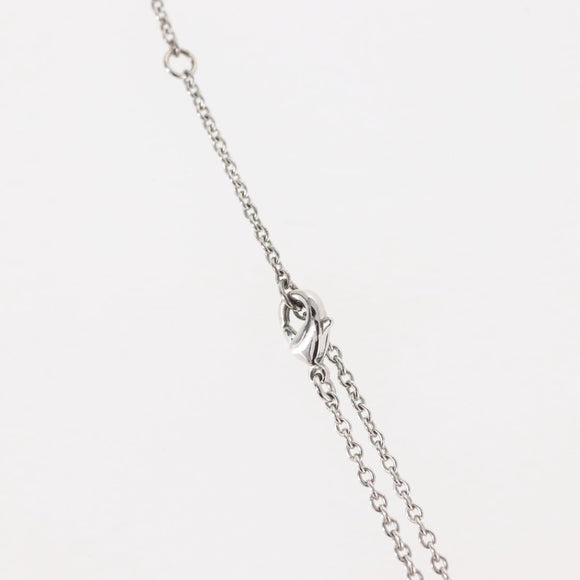 Christian Dior Necklace metal Silver Auth 143869
