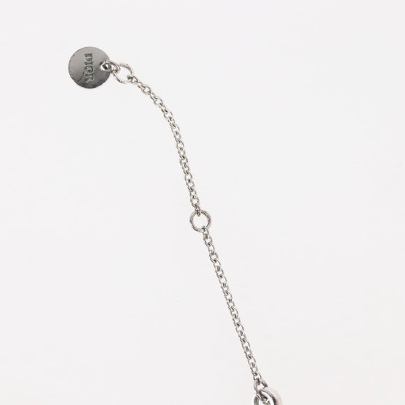Christian Dior Necklace metal Silver Auth 143869