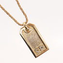 Christian Dior Necklace metal Gold Auth 143871-3