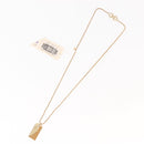 Christian Dior Necklace metal Gold Auth 143871-8