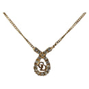 Christian Dior Necklace metal Gold Auth 143872-1