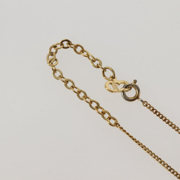 Christian Dior Necklace metal Gold Auth 143872
