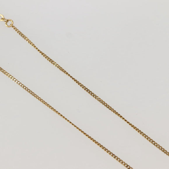 Christian Dior Necklace metal Gold Auth 143872