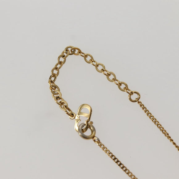 Christian Dior Necklace metal Gold Auth 143872