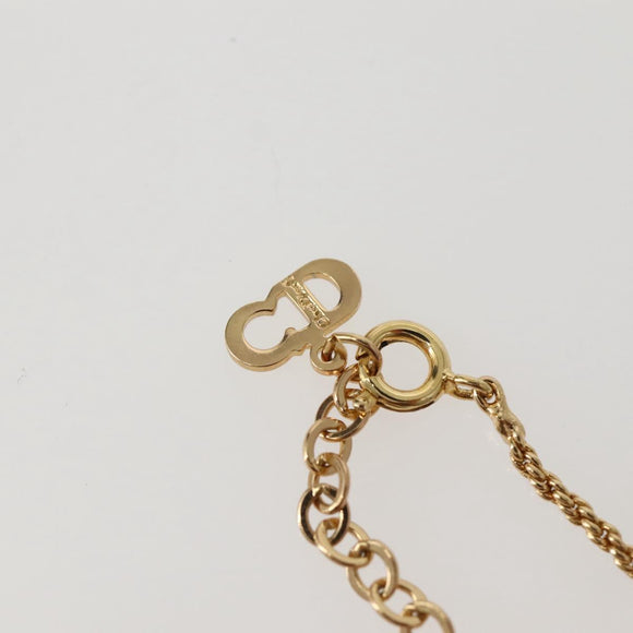 Christian Dior Necklace metal Gold Auth 143874