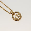 Christian Dior Necklace metal Gold Auth 143874-4