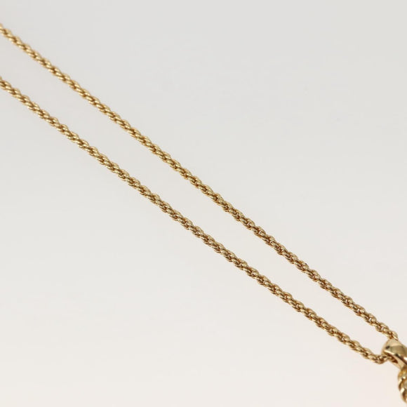 Christian Dior Necklace metal Gold Auth 143874